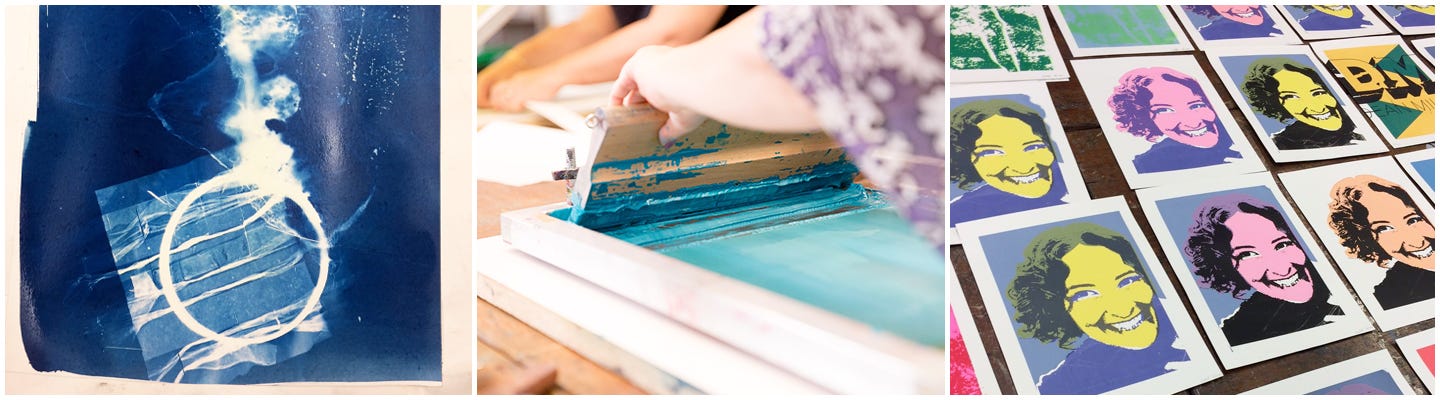 Screenprinting & photographic processes - Online - Keeley Street